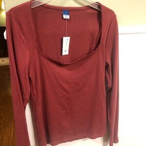 Old Navy Womens Long-Sleeved T-shirt